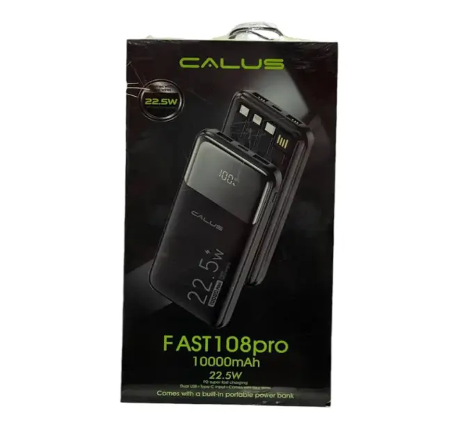 پاوربانک 22.5 وات کالوس مدل fast108 pro